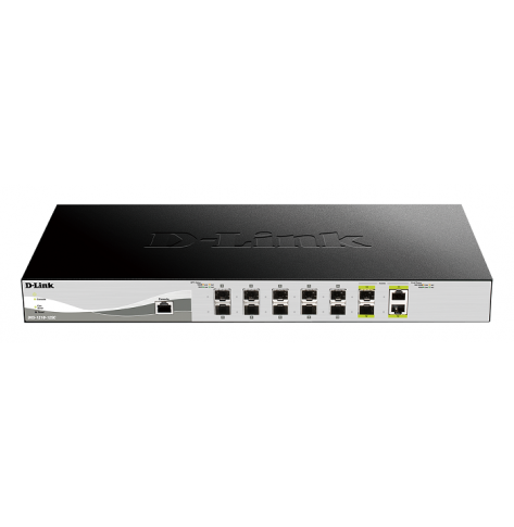 Switch Web Smart D-Link 10 portów 10 Gigabit SFP+ 2 porty combo 10 Gigabit SFP+