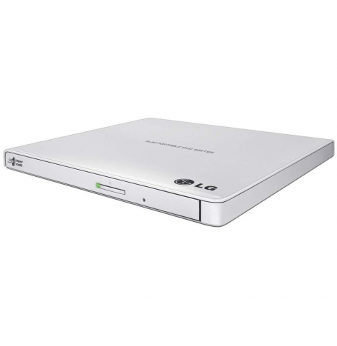 Nagrywarka Hitachi DVD GP57EW40, Ultra Slim Portable, White