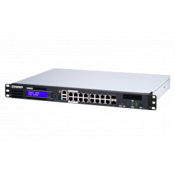 Dysk sieciowy QNAP QGD-1600P-4G, 4C Intel, 16x1GbE with 2xRJ45 and SFP+, 2x2,5 SATA, 4GB RAM