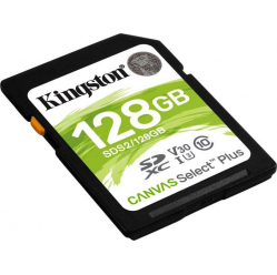 Karta pamięci Kingston 128GB SDXC Canvas Select Plus 100R C10 UHS-I U3 V30