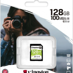 Karta pamięci Kingston 128GB SDXC Canvas Select Plus 100R C10 UHS-I U3 V30
