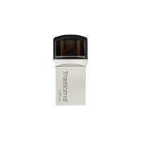 Pamięc USB TRANSCEND 128GB USB3.0 Pen Drive OTG Type A&C Silver