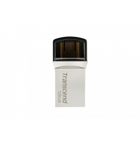 Pamięc USB TRANSCEND 128GB USB3.0 Pen Drive OTG Type A&C Silver