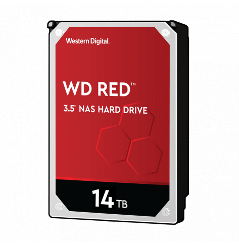 Dysk serwerowy WD Red, 3.5, 14TB, SATA/600, 256MB cache