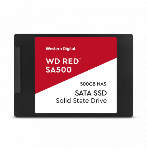 Dysk SSD WD Red SA500 NAS 2.5 500GB SATA/600  560/530 MB/s  7mm  3D NAND