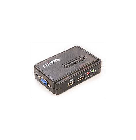 Switch Edimax KVM USB SOHO Switch dla 2 komputerów (kable w zestawie)