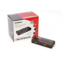 Switch Edimax EK-UAK4 KVM USB SOHO dla 4 komputerów (kable w zestawie)