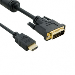 4WORLD 04699 4World Kabel monitorowy DVI-D (24+1)- HDMI (19) M/M 3m - retail