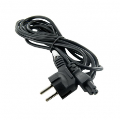 4WORLD 05264 4World Kabel zasilający do notebooka koniczynka C5 (3 pin) 3m