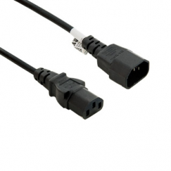 4WORLD 05269 4World kabel zasilający przedłużający IEC320 C13/C14, 1.8m