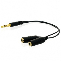 4WORLD 06868 4World Adapter audio 1 x Jack 3.5 mm na 2 x Jack 3.5 mm blister