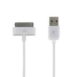 4WORLD 07933-OEM 4World Kabel USB 2.0 do iPad / iPhone / iPod transfer/ładowanie 1.0m biały