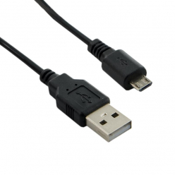 4WORLD 07947-OEM 4World Kabel USB 2.0 MICRO 5pin, AM / B MICRO transfer/ładowanie 1.0m czarny
