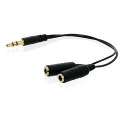 4WORLD 06868-OEM 4World Adapter audio 1 x Jack 3.5 mm na 2 x Jack 3.5 mm 15 cm