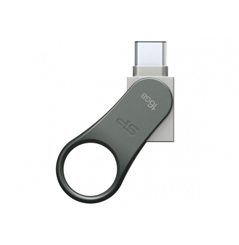 Pamięć USB SILICON POWER Mobile C80 16GB USB 3.0 Type-C Srebrna