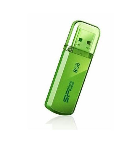 Pamięć USB SILICON POWER Helios 101 8GB USB 2.0 Zielona