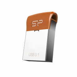 Pamięć USB SILICON POWER Jewel J35 32GB USB 3.1 COB metal Brązowa