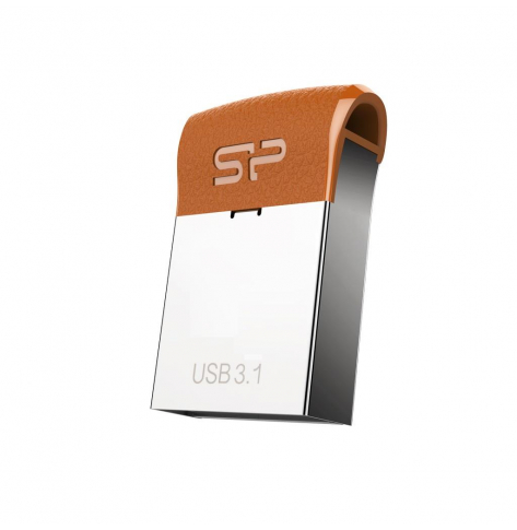 Pamięć USB SILICON POWER Jewel J35 32GB USB 3.1 COB metal Brązowa
