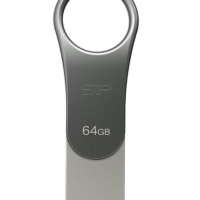 Pamięć USB SILICON POWER Mobile C80 64GB USB 3.0 Type-C Srebrna