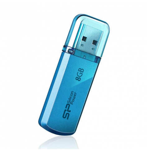 Pamięć USB SILICON POWER Helios 101 8GB USB 2.0 Niebieska