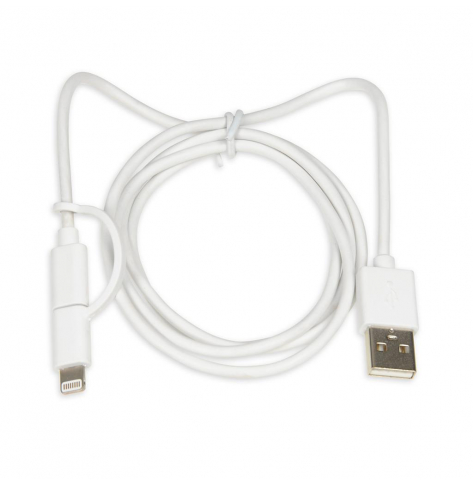 Kabel IBOX IKUML2W1 2w1 MicroUSB/Lightning MFi