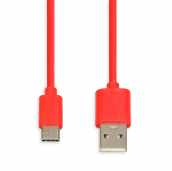 Kabel I-BOX USB Typ-C 2A Czerwony 1m