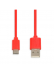Kabel I-BOX USB Typ-C 2A Czerwony 1m