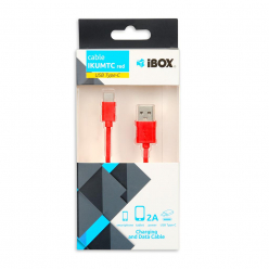 IBOX IKUMTCR KABEL I-BOX USB TYP-C 2A CZERWONY, 1m