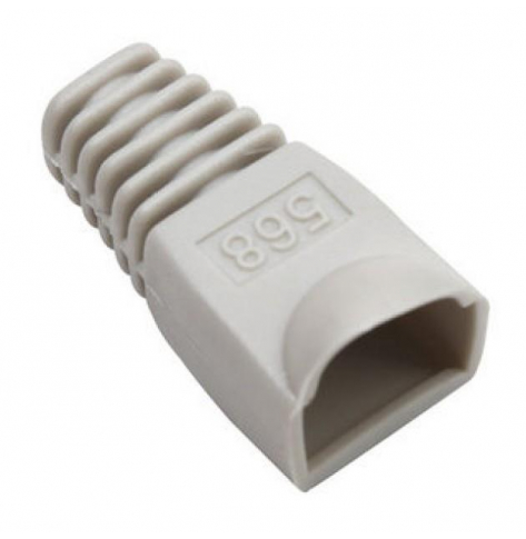 INTELLINET 504362 Cable Boot for RJ45 plugs 10 pcs grey