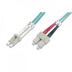 Kabel INTELLINET optic LC-SC duplex 1m 50/125 OM3 multimode 2mm Jacket