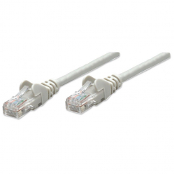 Kabel INTELLINET 336628 patch cord RJ45 kat. 5e UTP 1.5m szary 100% miedź