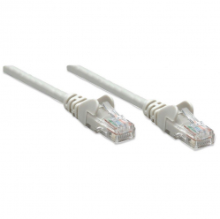 Kabel INTELLINET 336628 patch cord RJ45 kat. 5e UTP 1.5m szary 100% miedź