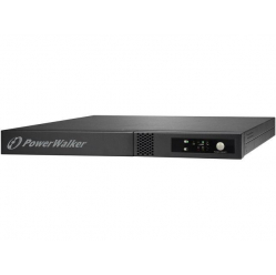 UPS POWERWALK VFI 1000 R1U Power Walker UPS On-Line 1000VA, RACK 19 1U, 3xIEC, USB/RS-232, LCD
