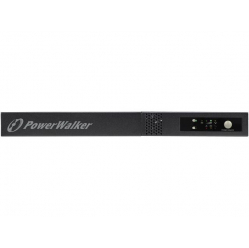 UPS POWERWALK VFI 1000 R1U Power Walker UPS On-Line 1000VA, RACK 19 1U, 3xIEC, USB/RS-232, LCD