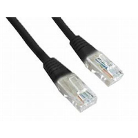 Kabel GEMBIRD PP12-1M/BK RJ45 patchcord kat. 5e UTP 1m czarny