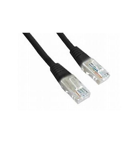 GEMBIRD PP12-1M/BK Gembird patchcord RJ45, osłonka zalewana, kat. 5e, UTP, 1m, czarny