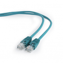 Kabel GEMBIRD PP12-1M/G RJ45 patchcord kat. 5e UTP 1m zielony