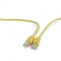 Kabel GEMBIRD PP12-1M/Y RJ45 kat. 5e UTP 1m żółty