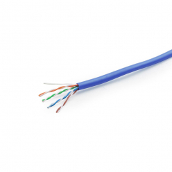 GEMBIRD UPC-5004E-SO-BLUE Gembird kabel instalacyjny UTP, kat. 5e, drut, CU - czysta miedź 305m niebieski