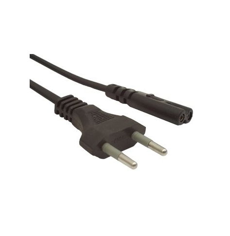 Kabel GEMBIRD PC-184/2 zasilający ósemka C7 do notebooka, radiowy 1.8m