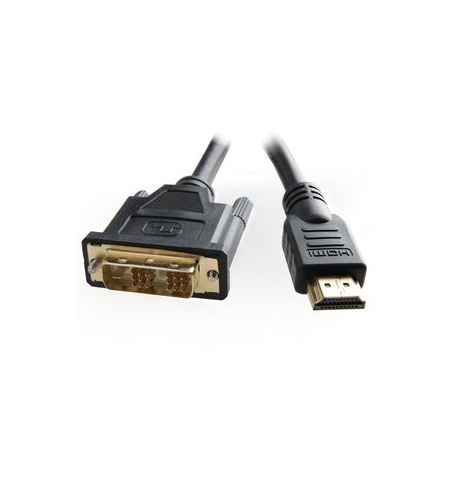 Kabel GEMBIRD CC-HDMI-DVI-7.5MC Gembird kabel HDMI DVI-DM (18+1) 7.5m