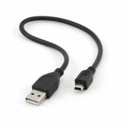 GEMBIRD CCP-USB2-AM5P-1 Gembird AM-BM5Pin (Canon) kabel mini USB 2.0 0.3m