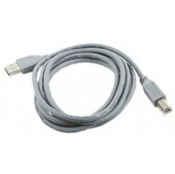 Kabel USB 2.0 GEMBIRD AM-BM 1.8M szary Niklowane końce