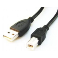 Kabel GEMBIRD USB 2.0 AM-BM 4.5M czarny Niklowane końce