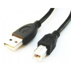 GEMBIRD CCP-USB2-AMBM-15 Gembird AM-BM kabel USB 2.0 4.5M czarny Niklowane końce