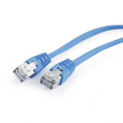 Kabel GEMBIRD PP22-0.5M/B RJ45, osłonka zalewana, kat. 5e, FTP, 0.5m, niebieski