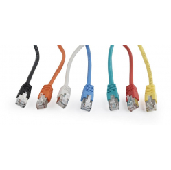 Kabel GEMBIRD PP22-0.5M/BK RJ45, osłonka zalewana, kat. 5e, FTP, 0.5m, czarny