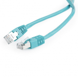 Kabel GEMBIRD PP22-0.5M/G RJ45, osłonka zalewana, kat. 5e, FTP, 0.5m, zielony