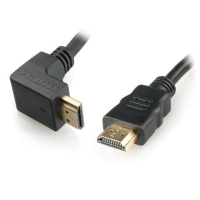 Kabel GEMBIRD CC-HDMI490-10 Gembird kabel HDMI KĄTOWY 3m (V2.0) 4K GOLD CU HSE