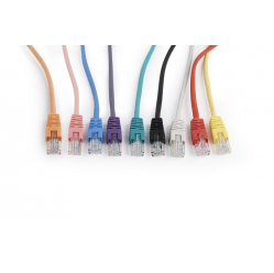 Kabel GEMBIRD PP12-0.5M/O RJ45, osłonka zalewana, kat. 5e, UTP, 0.5m, pomarańczowy